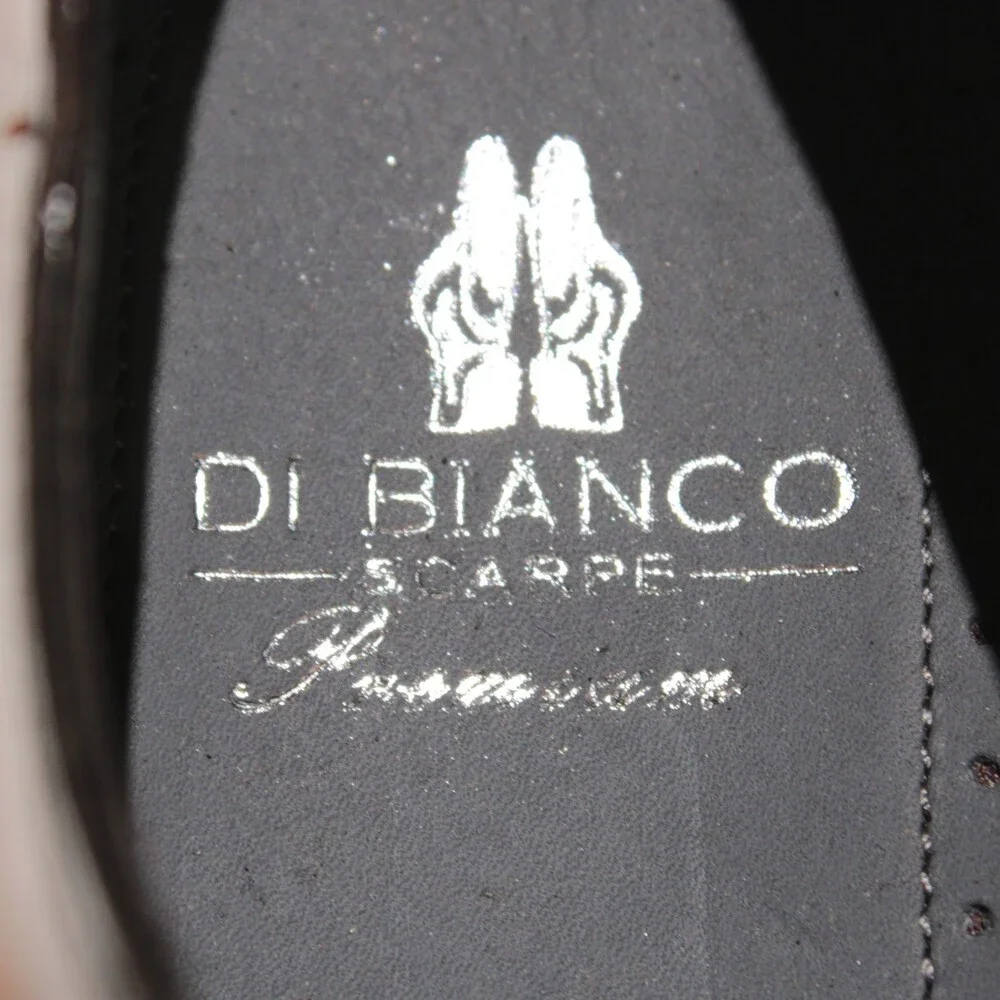 Di Bianco NWB Single Monk Strap Dress Shoes Size 9 US in Brown Leather